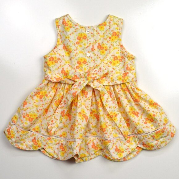 Laura Ashley Floral Dress 6 months - Picture 3 of 5